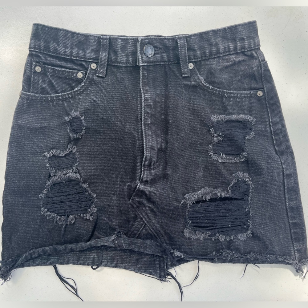 Pull&Bear Charcoal Denim